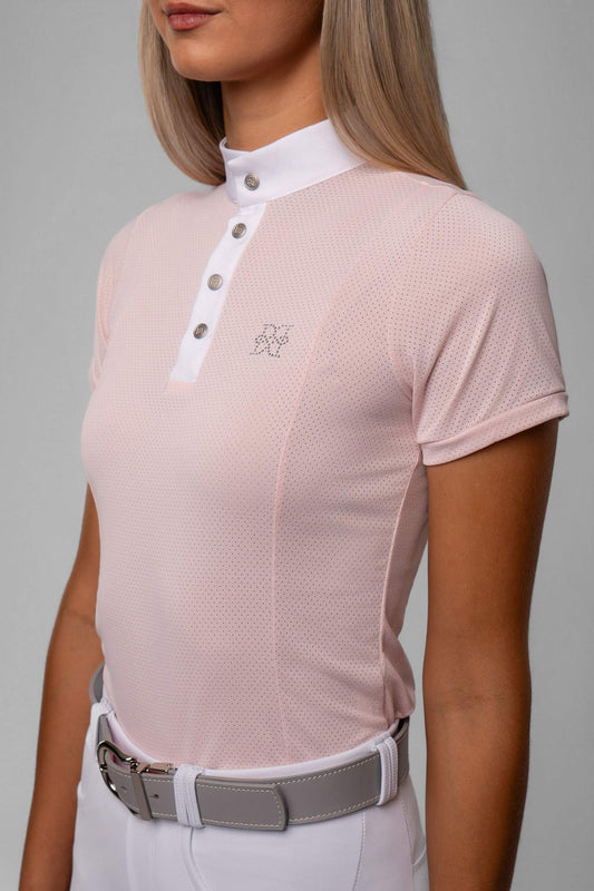 Camisa Hipismo Air Tech Soft Rosê Shine
