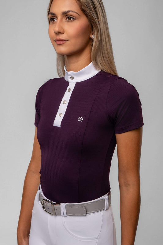 Camisa Prova Hipismo Air Deep Purple