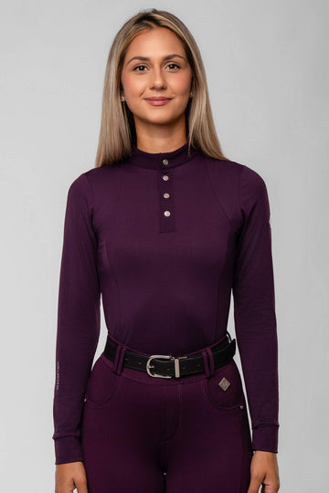 Camisa Hipismo Sun Performance air Deep Purple