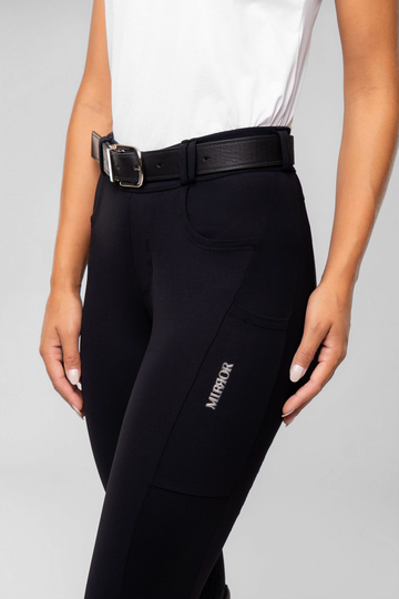 Culote Modelador Legging ULTRA Blackout - preto que não desbota