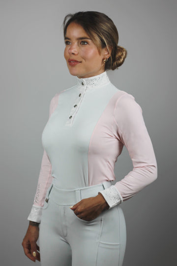 Camisa Hipismo Prova Dimond - Rosê