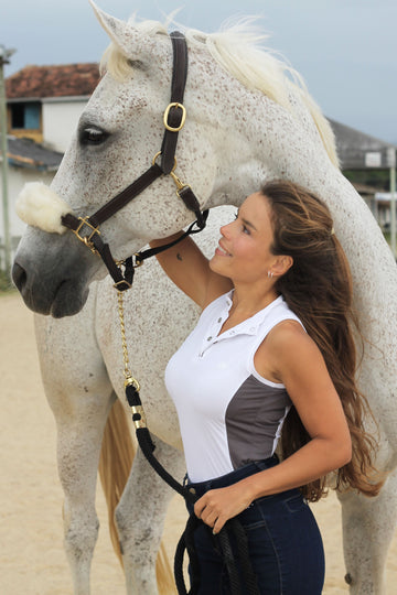 Regata Hipismo Dry Branca