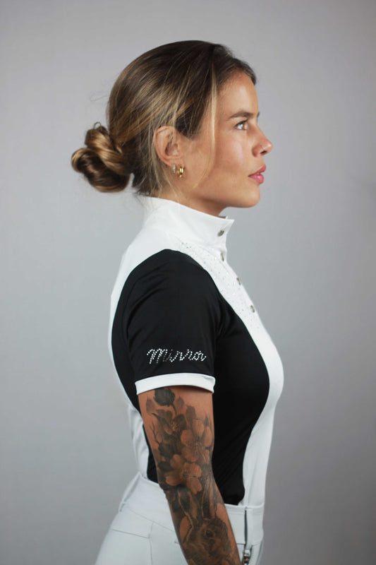 Camisa Hipismo Prova Cascata - Preta
