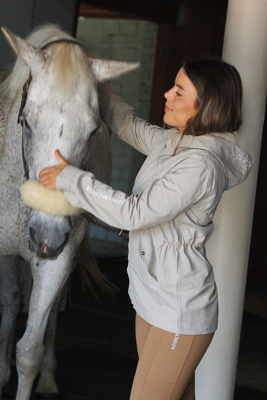 Parka Natural Tech Mirror bege