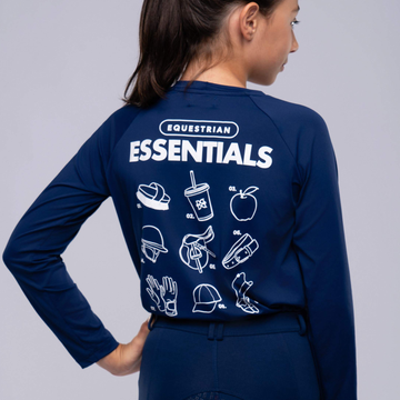 Camiseta Infantil Uv+ Equestrian