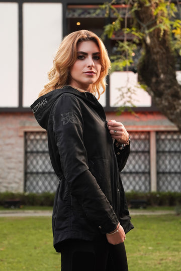Parka Natural Tech Mirror Preta