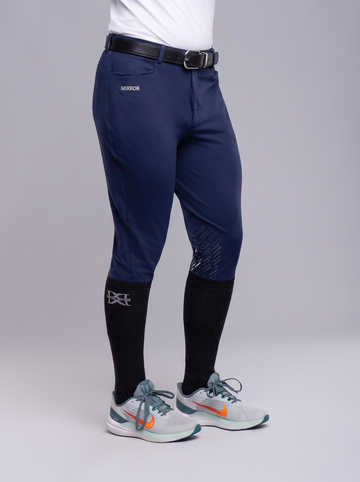 Culote masculino Hipismo Half Marinho