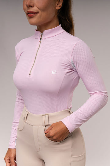 Camisa Hipismo Air Tech Rosa