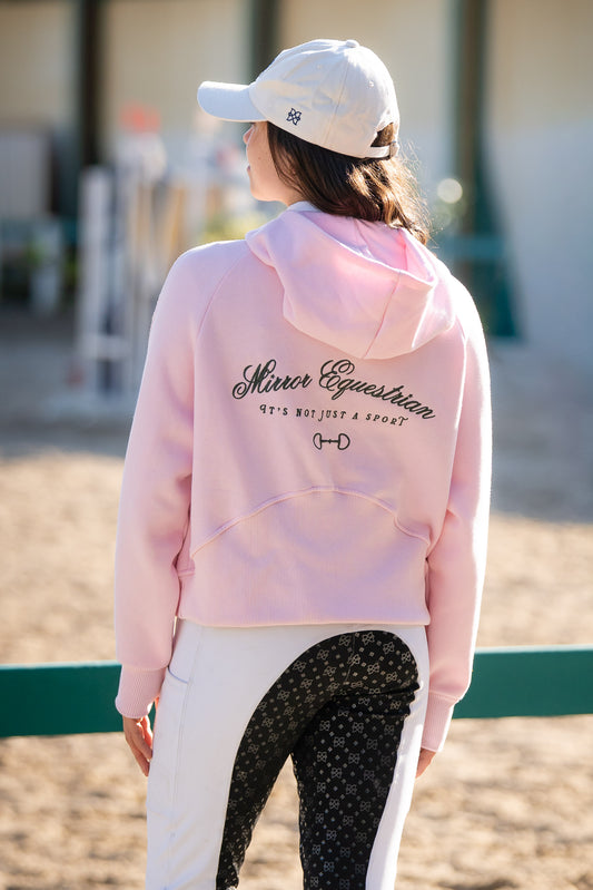 Moletom Cozy Equestrian Club rosa