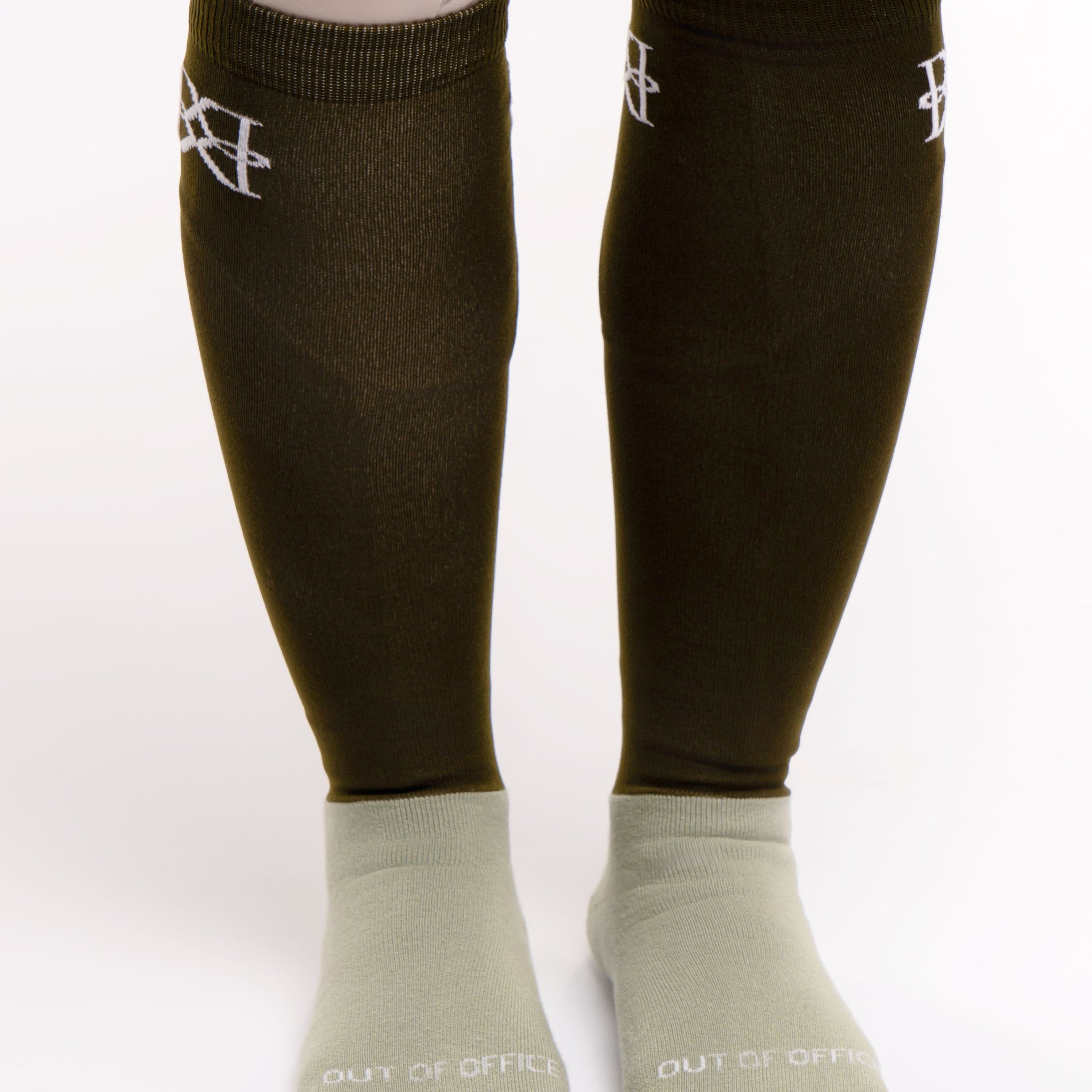 Meia Performance Hipismo Verde Militar