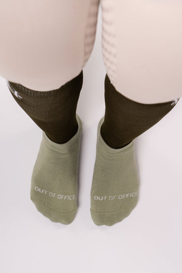 Meia Performance Hipismo Verde Militar