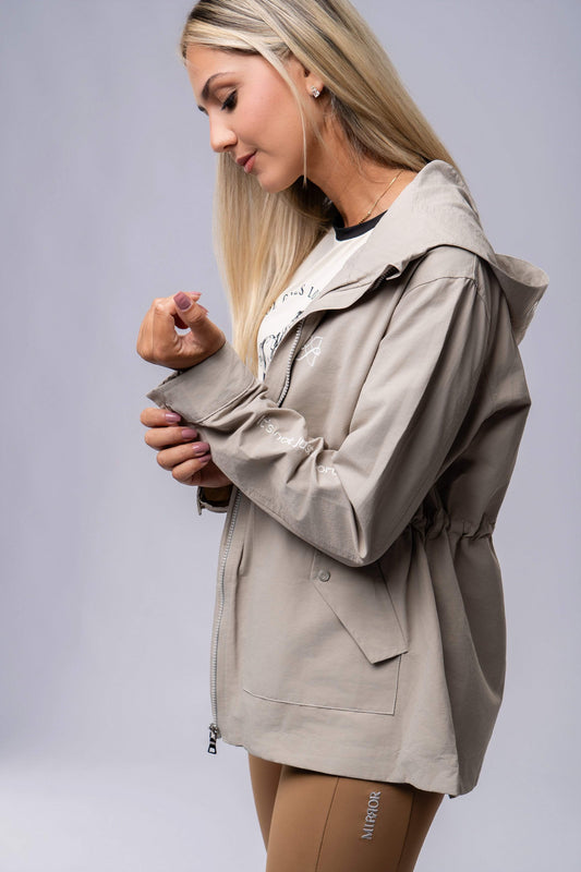 Parka Natural Tech Mirror bege