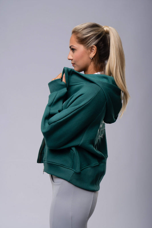 Moletom Cozy Equestrian Club verde